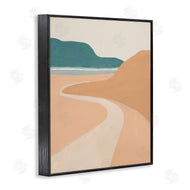 Patricia Pinto | Coastal Road Landscape Terracotta Brown Seascape
