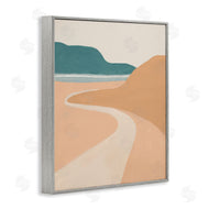 Patricia Pinto | Coastal Road Landscape Terracotta Brown Seascape