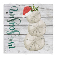 Jennifer Paxton Parker | Tis the Sea Sun Phrase Christmas Sand Dollars