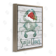 Jennifer Paxton Parker | Blue Crab Nautical Christmas Pun