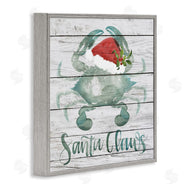 Jennifer Paxton Parker | Blue Crab Nautical Christmas Pun
