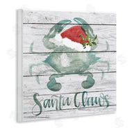 Jennifer Paxton Parker | Blue Crab Nautical Christmas Pun