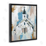 Annie Warren | Distressed Country Church Abstract