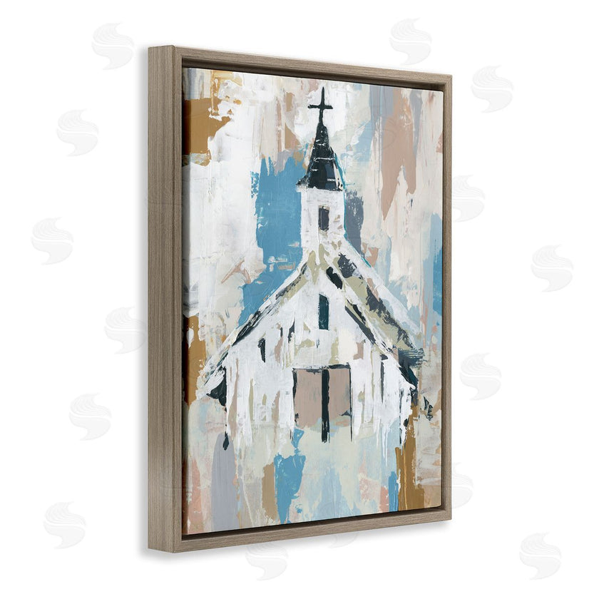 Annie Warren | Distressed Country Church Abstract