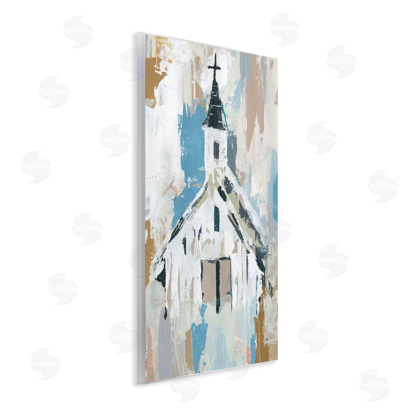 Annie Warren | Distressed Country Church Abstract