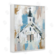 Annie Warren | Distressed Country Church Abstract
