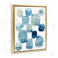 Grace Popp | Nautical Patchwork Abstraction Soft Blue Beige