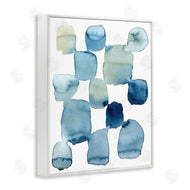Grace Popp | Nautical Patchwork Abstraction Soft Blue Beige