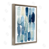 Grace Popp | Beach Inspired Abstraction Watercolor Block Shapes