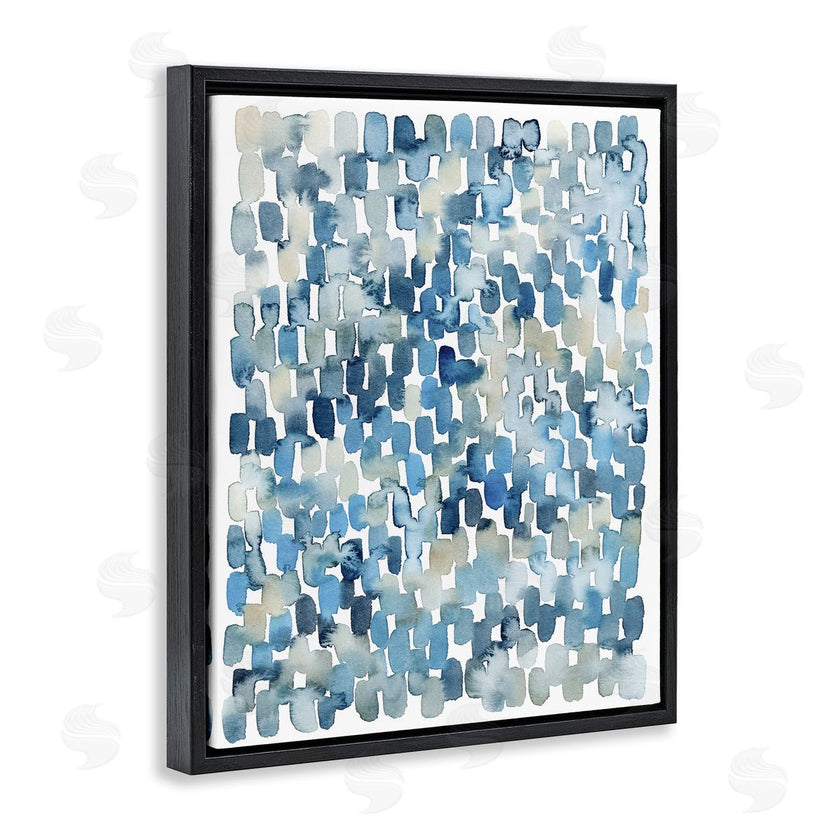 Grace Popp | Coastal Tile Abstract Soft Blue Beige Shapes
