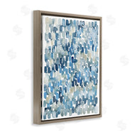 Grace Popp | Coastal Tile Abstract Soft Blue Beige Shapes
