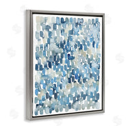 Grace Popp | Coastal Tile Abstract Soft Blue Beige Shapes