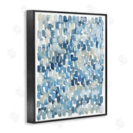 Grace Popp | Coastal Tile Abstract Soft Blue Beige Shapes