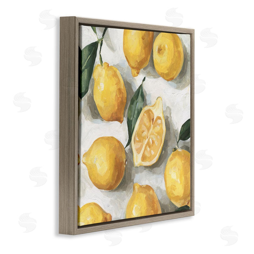 Emma Caroline | Citrus Lemons Over White
