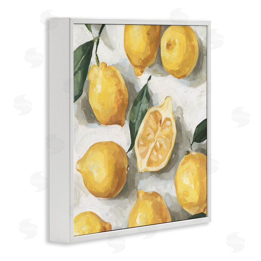 Emma Caroline | Citrus Lemons Over White