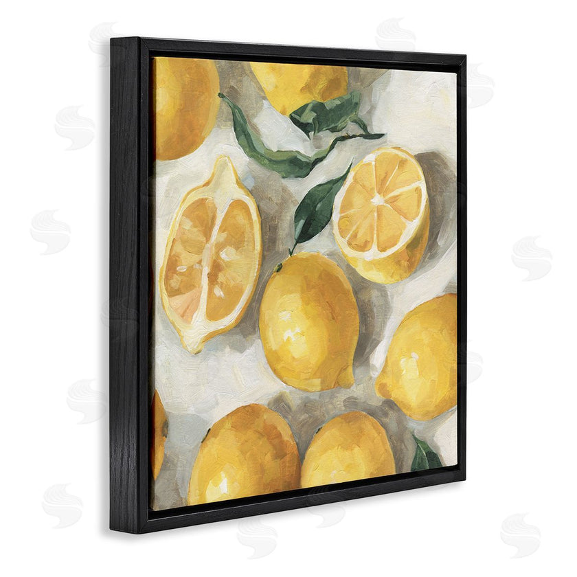 Emma Caroline | Citrus Fruits Sliced Lemon Pile Over White