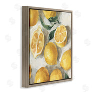 Emma Caroline | Citrus Fruits Sliced Lemon Pile Over White