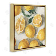 Emma Caroline | Citrus Fruits Sliced Lemon Pile Over White