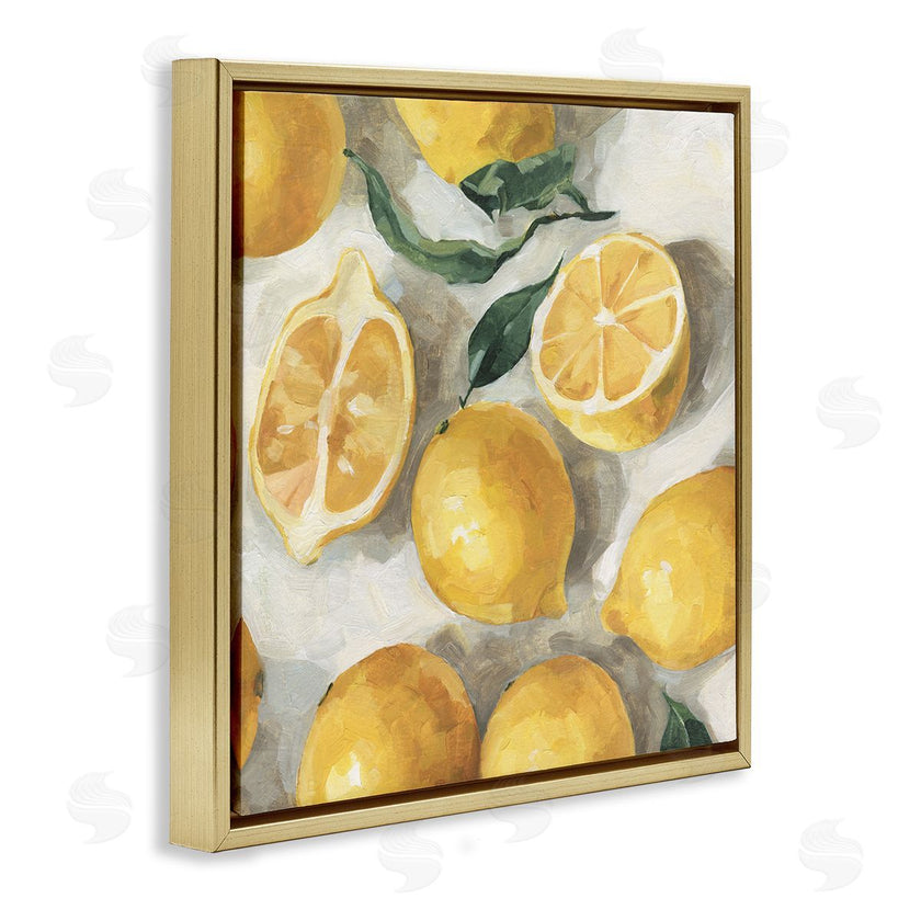 Emma Caroline | Citrus Fruits Sliced Lemon Pile Over White