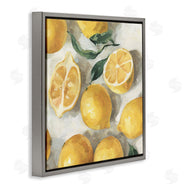 Emma Caroline | Citrus Fruits Sliced Lemon Pile Over White