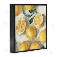 Emma Caroline | Citrus Fruits Sliced Lemon Pile Over White