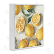 Emma Caroline | Citrus Fruits Sliced Lemon Pile Over White