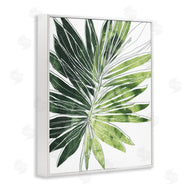 June Erica Vess | Green Pop Palm Leaves Expressive Linework