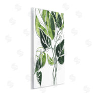 June Erica Vess | Intricate Palm Vines Unique Green Leaves