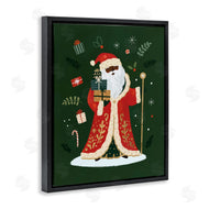 Victoria Barnes | Festive St. Nick Green Christmas Winter Holiday