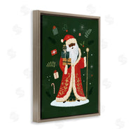 Victoria Barnes | Festive St. Nick Green Christmas Winter Holiday