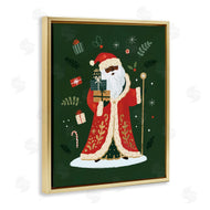 Victoria Barnes | Festive St. Nick Green Christmas Winter Holiday