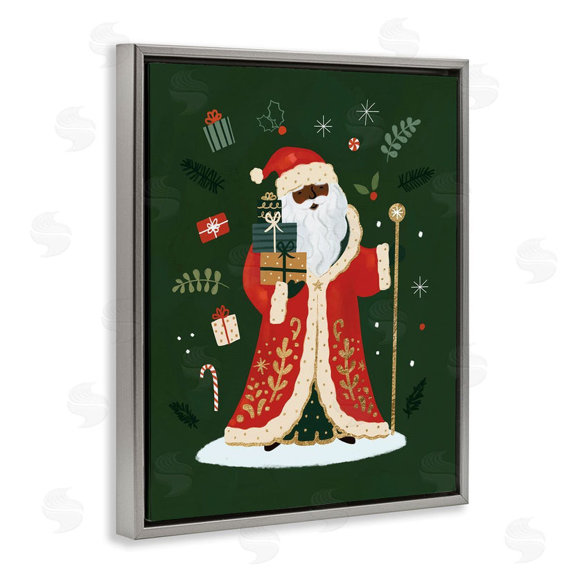 Victoria Barnes | Festive St. Nick Green Christmas Winter Holiday