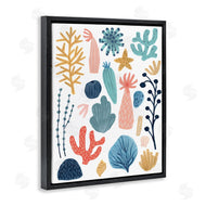 June Erica Vess | Coral Reef Ocean Life Playful Pastel Sea Plants