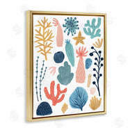 June Erica Vess | Coral Reef Ocean Life Playful Pastel Sea Plants