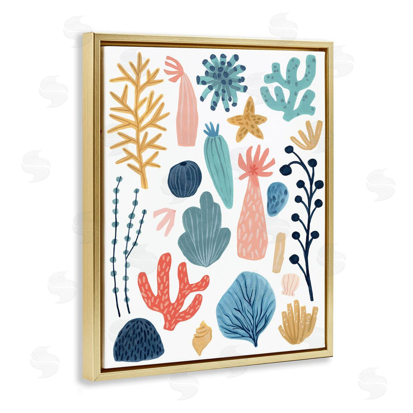 June Erica Vess | Coral Reef Ocean Life Playful Pastel Sea Plants