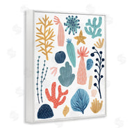 June Erica Vess | Coral Reef Ocean Life Playful Pastel Sea Plants