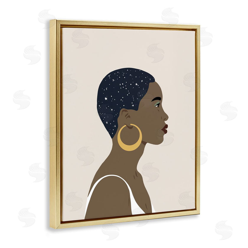 Annie Warren | Night Sky Constellation Hairstyle Glam Female Portrait
