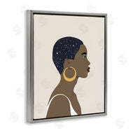 Annie Warren | Night Sky Constellation Hairstyle Glam Female Portrait