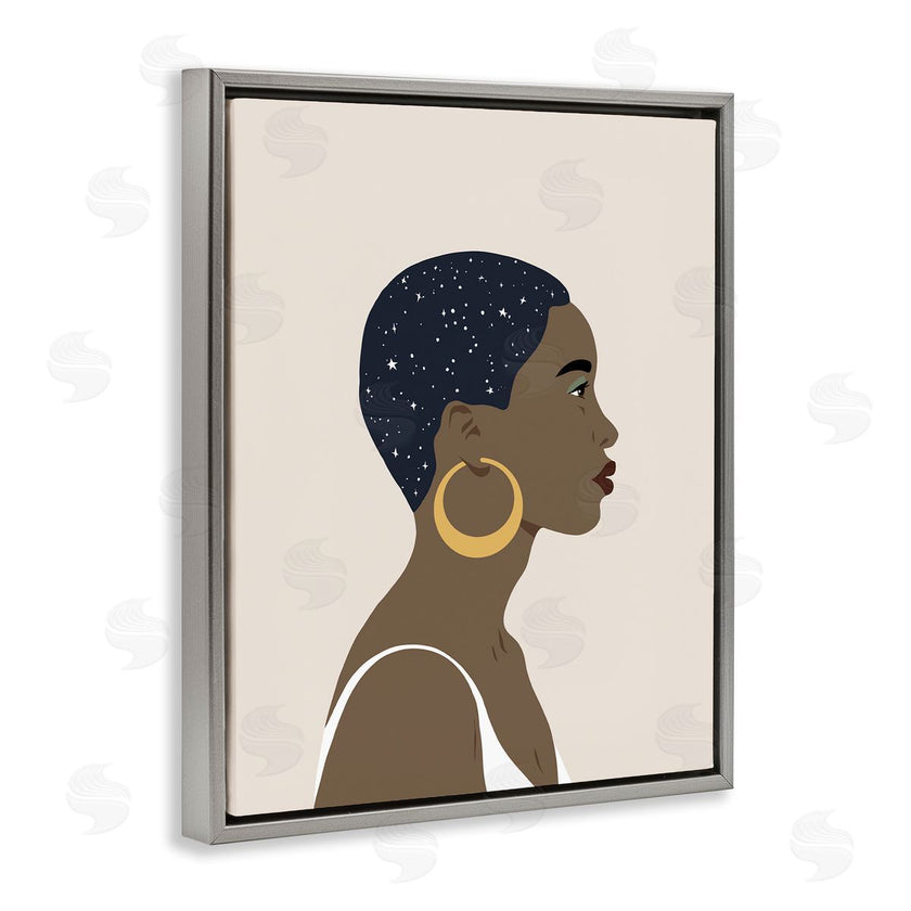 Annie Warren | Night Sky Constellation Hairstyle Glam Female Portrait