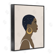 Annie Warren | Night Sky Constellation Hairstyle Glam Female Portrait