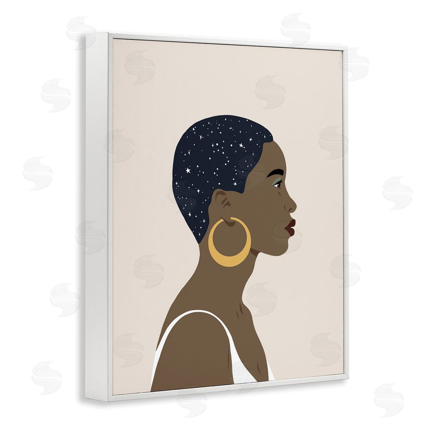 Annie Warren | Night Sky Constellation Hairstyle Glam Female Portrait