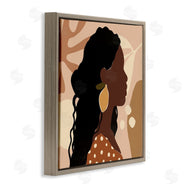 Victoria Barnes | Curly Hair Lemon Citrus Earring Female Portrait
