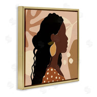 Victoria Barnes | Curly Hair Lemon Citrus Earring Female Portrait