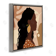 Victoria Barnes | Curly Hair Lemon Citrus Earring Female Portrait