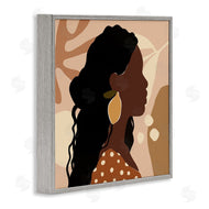 Victoria Barnes | Curly Hair Lemon Citrus Earring Female Portrait