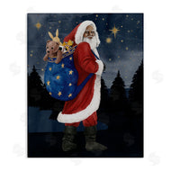 Grace Popp | Santa Claus Sack of Toys Under Night Sky