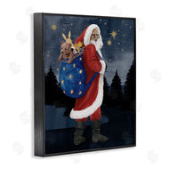 Grace Popp | Santa Claus Sack of Toys Under Night Sky