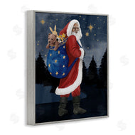 Grace Popp | Santa Claus Sack of Toys Under Night Sky