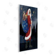 Grace Popp | Santa Claus Sack of Toys Under Night Sky
