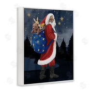 Grace Popp | Santa Claus Sack of Toys Under Night Sky